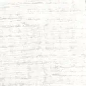 Creamy white fabric swatch displaying a dense, horizontal ribbed texture with looped fibers and subtle tonal variations in a studio setting.